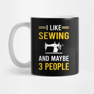 3 People Sewing Mug